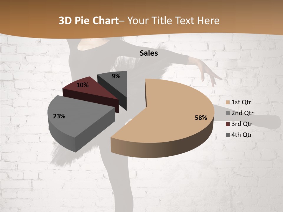Posing Beauty Skill PowerPoint Template