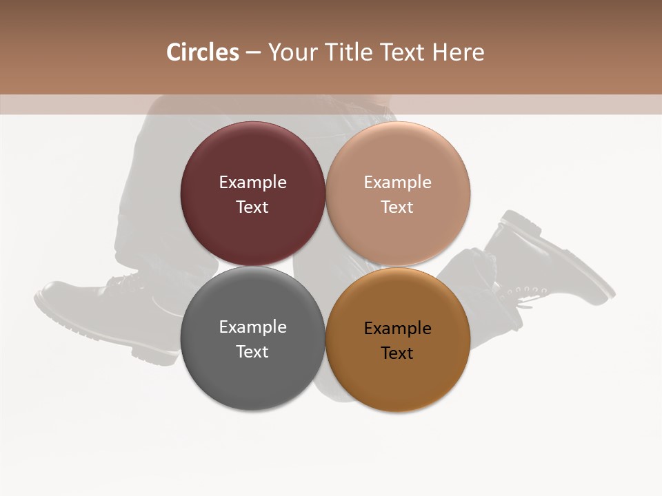 Teen Gymnastics Stand PowerPoint Template