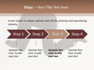 Teen Gymnastics Stand PowerPoint Template