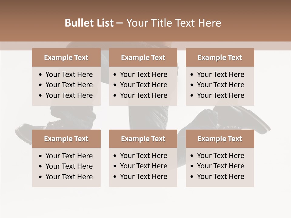 Teen Gymnastics Stand PowerPoint Template