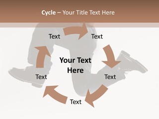 Teen Gymnastics Stand PowerPoint Template