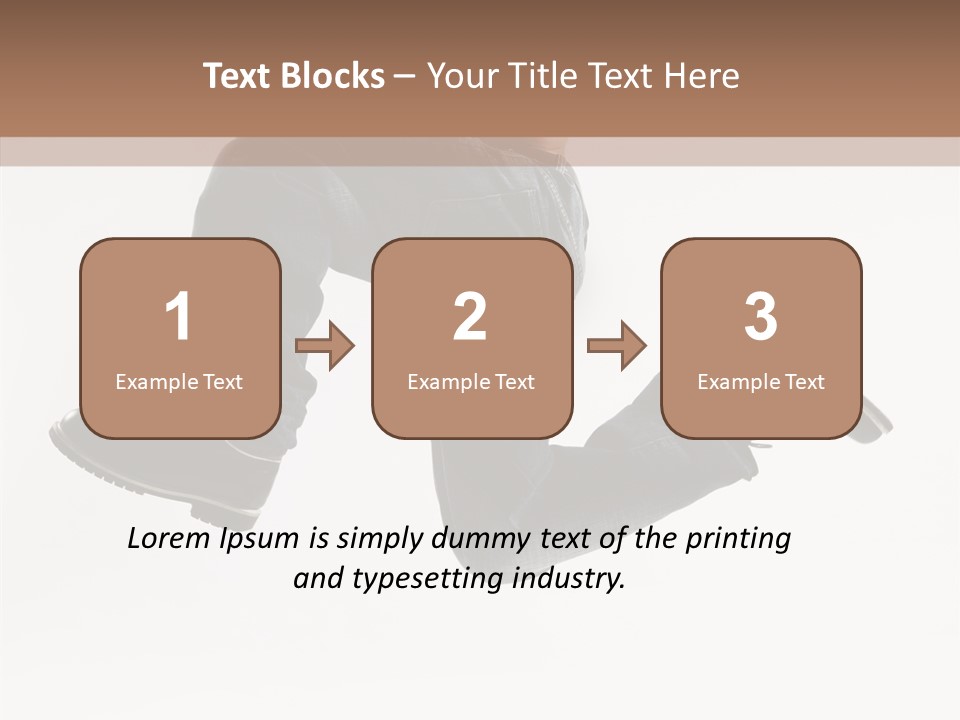Teen Gymnastics Stand PowerPoint Template