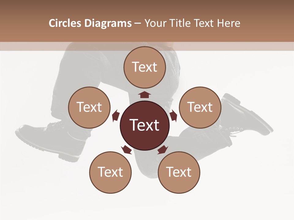 Teen Gymnastics Stand PowerPoint Template