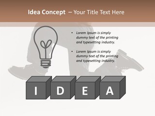Teen Gymnastics Stand PowerPoint Template