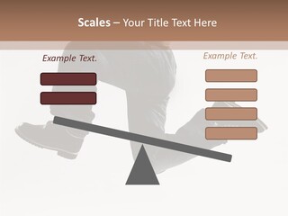 Teen Gymnastics Stand PowerPoint Template