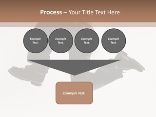 Teen Gymnastics Stand PowerPoint Template