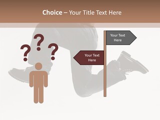 Teen Gymnastics Stand PowerPoint Template