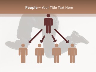 Teen Gymnastics Stand PowerPoint Template