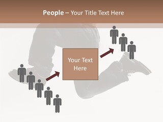 Teen Gymnastics Stand PowerPoint Template