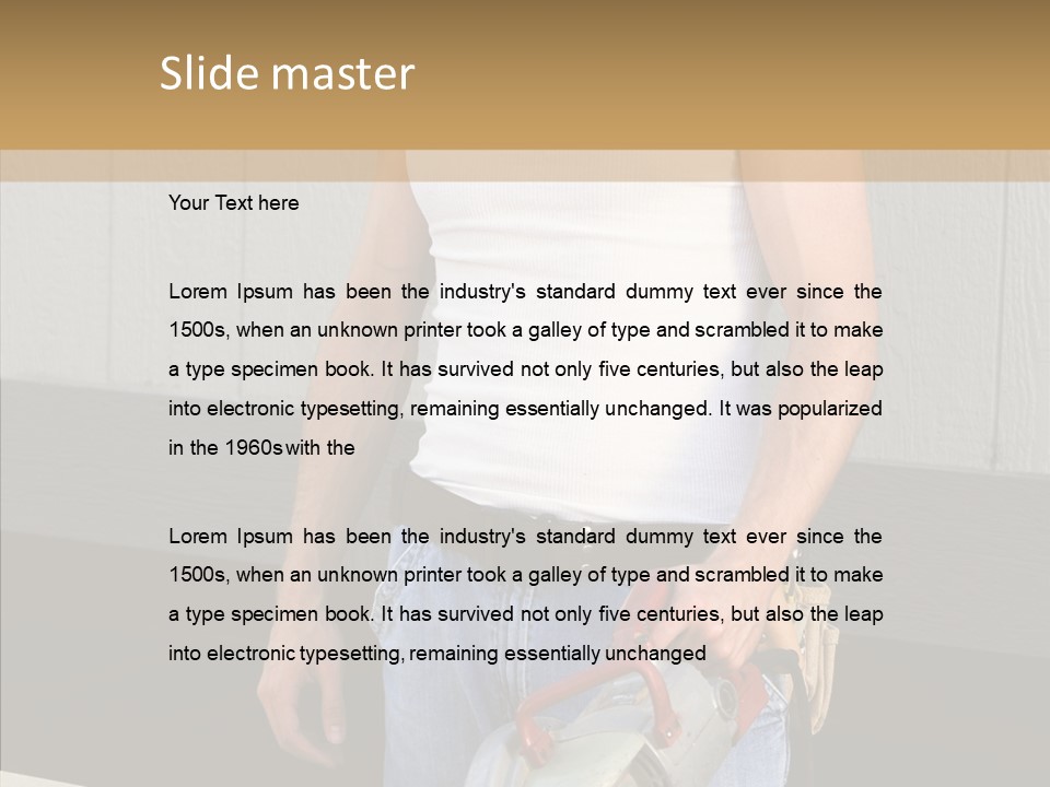 Adult Saw Builder PowerPoint Template