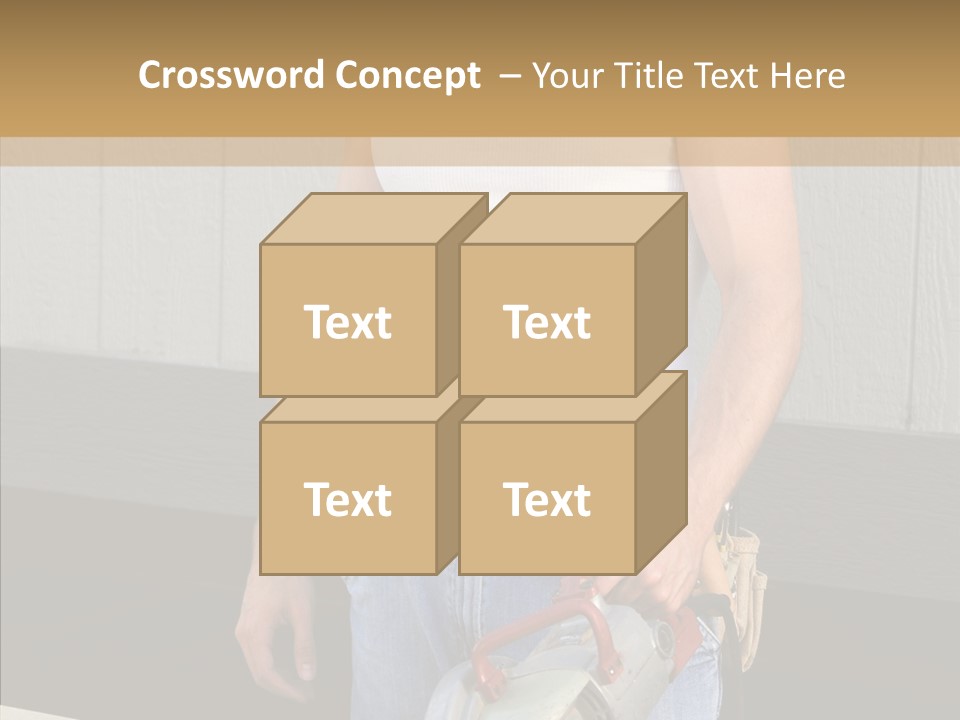 Adult Saw Builder PowerPoint Template