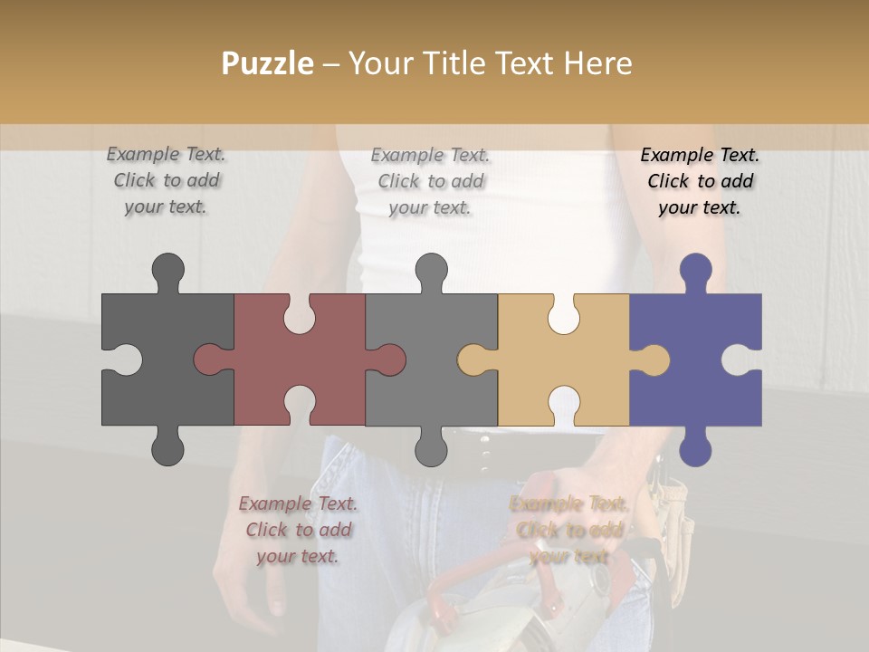 Adult Saw Builder PowerPoint Template