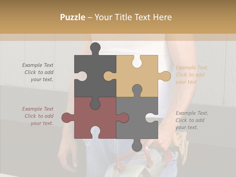 Adult Saw Builder PowerPoint Template