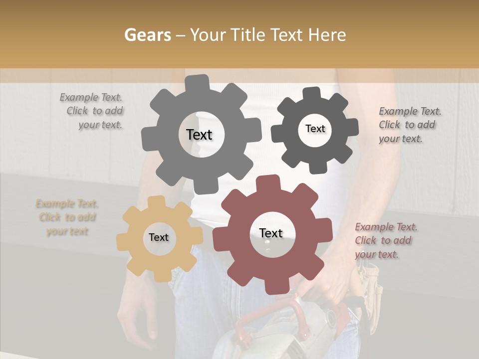 Adult Saw Builder PowerPoint Template