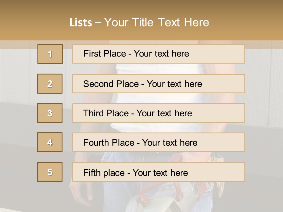Adult Saw Builder PowerPoint Template