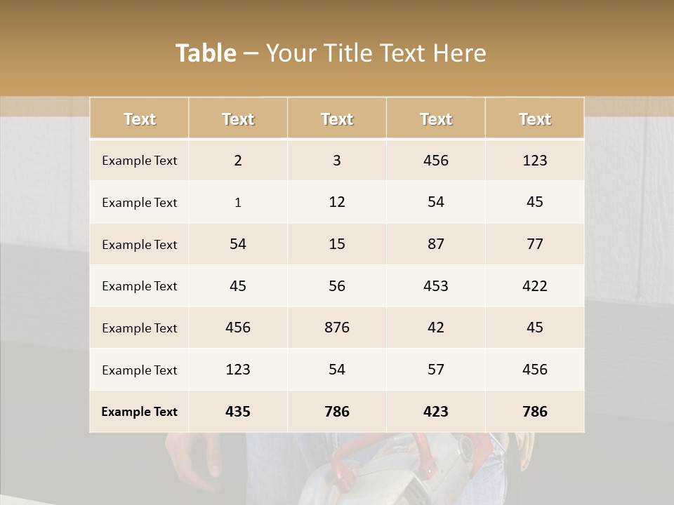 Adult Saw Builder PowerPoint Template