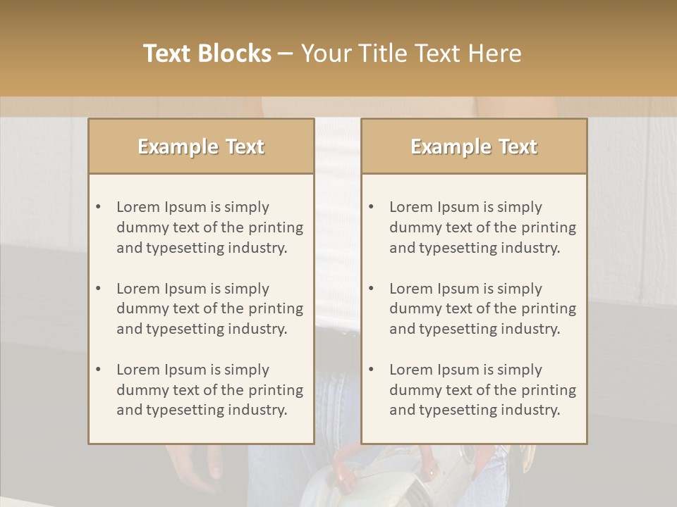 Adult Saw Builder PowerPoint Template