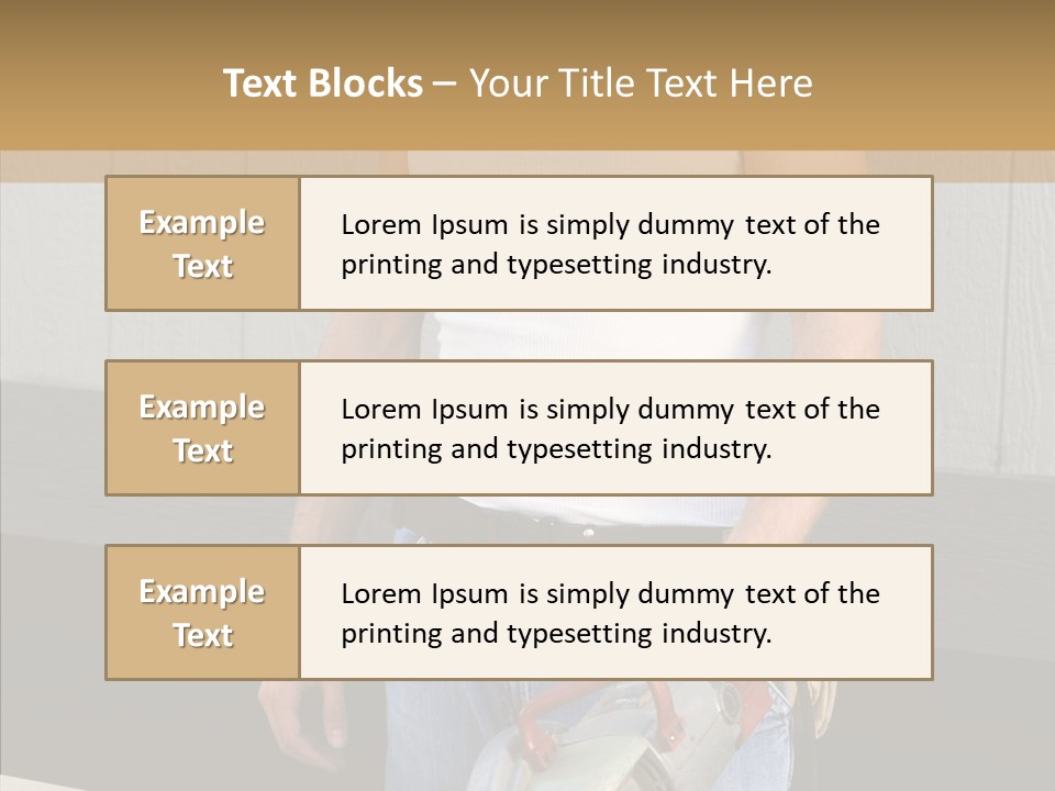 Adult Saw Builder PowerPoint Template