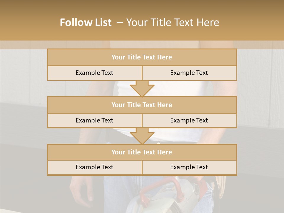 Adult Saw Builder PowerPoint Template