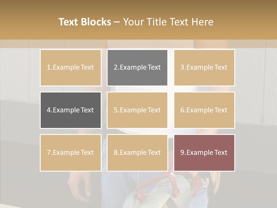 Adult Saw Builder PowerPoint Template