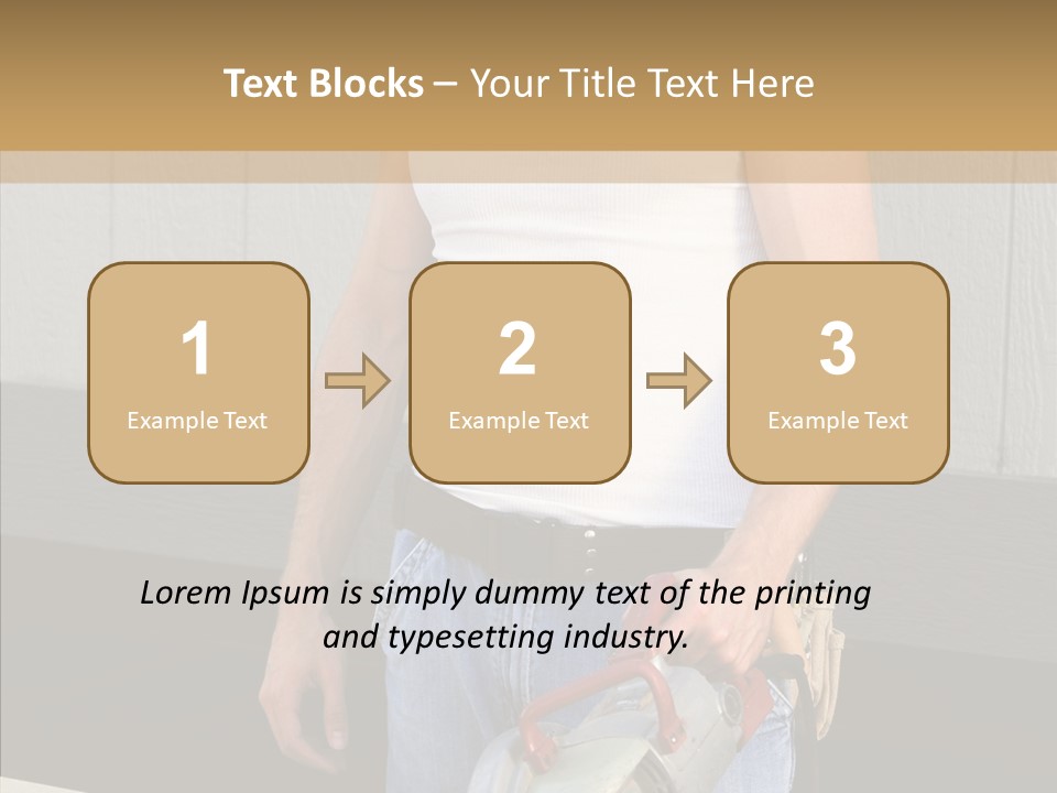 Adult Saw Builder PowerPoint Template