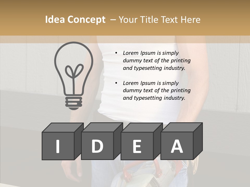 Adult Saw Builder PowerPoint Template