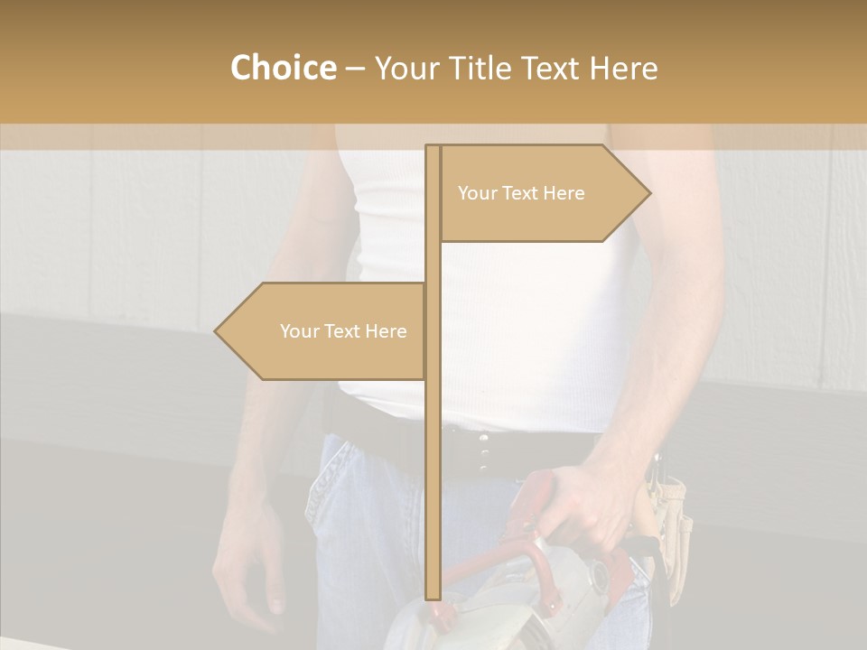 Adult Saw Builder PowerPoint Template