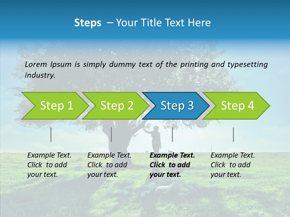 Human Toon Humor PowerPoint Template