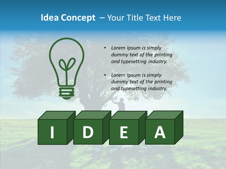 Human Toon Humor PowerPoint Template