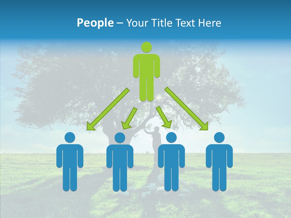 Human Toon Humor PowerPoint Template