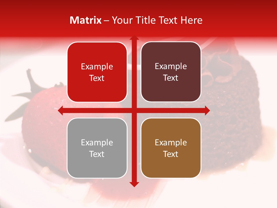 Red One Fruit PowerPoint Template