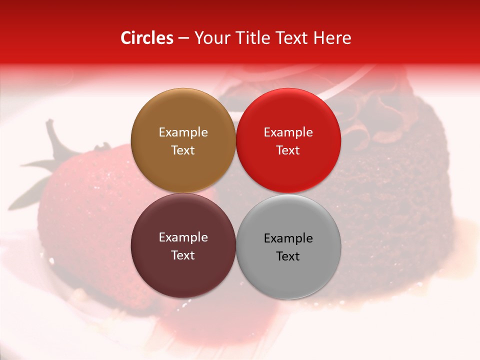 Red One Fruit PowerPoint Template