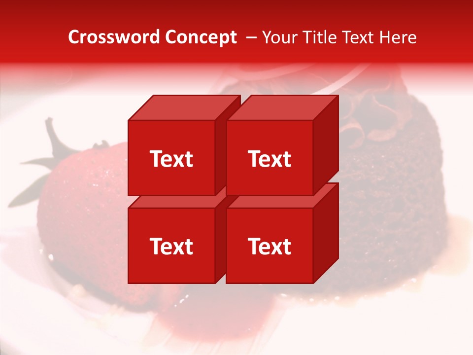 Red One Fruit PowerPoint Template