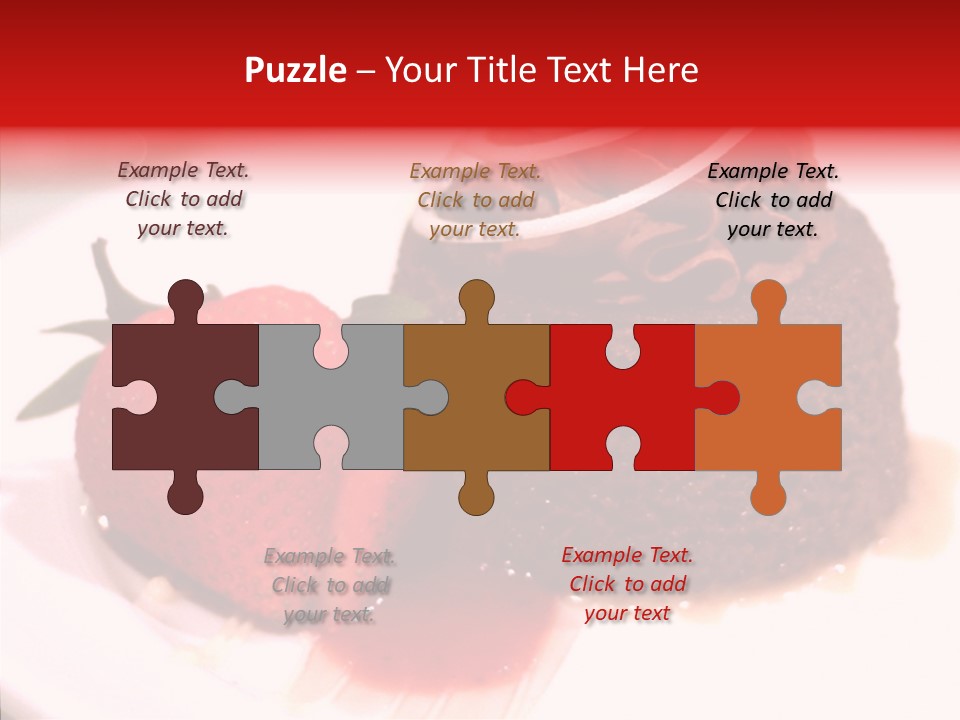Red One Fruit PowerPoint Template