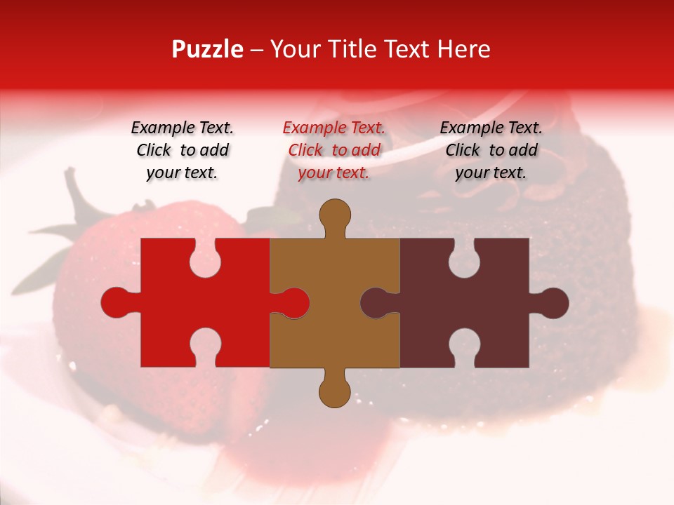 Red One Fruit PowerPoint Template