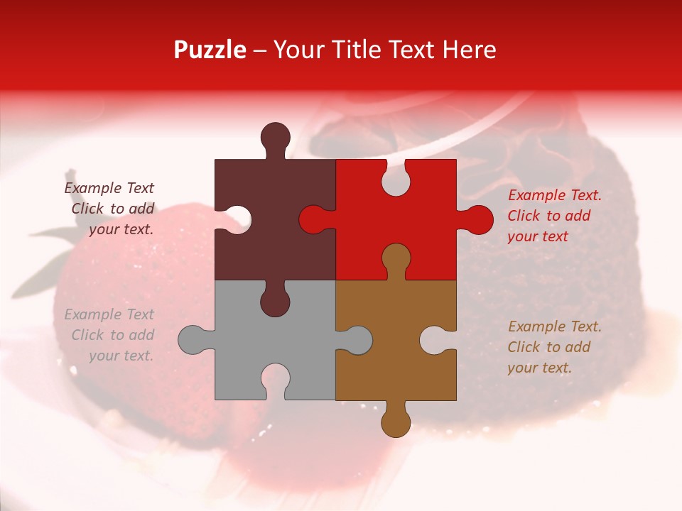 Red One Fruit PowerPoint Template