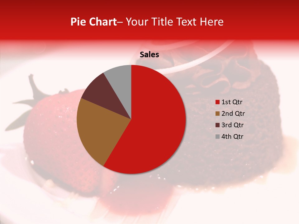 Red One Fruit PowerPoint Template