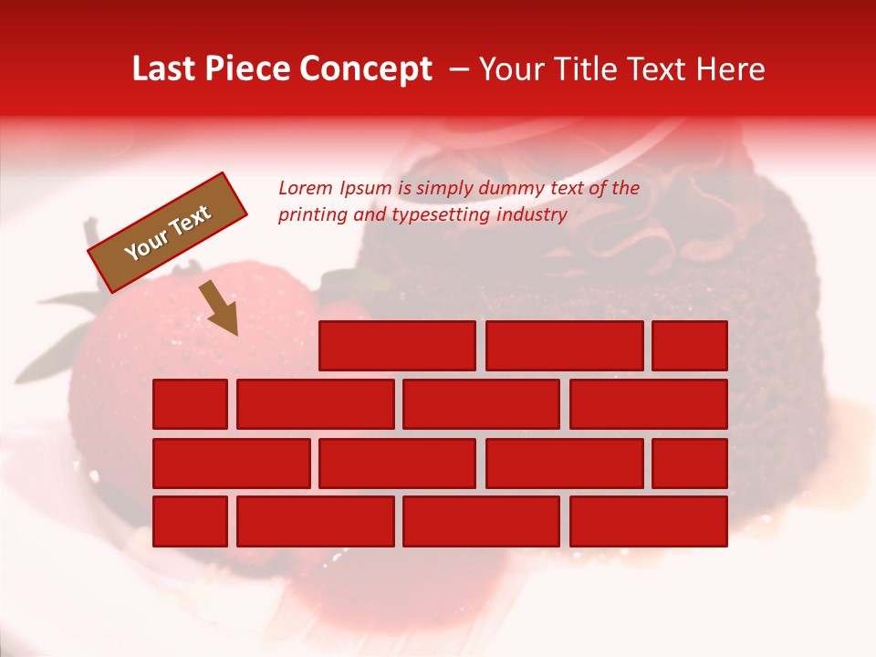 Red One Fruit PowerPoint Template