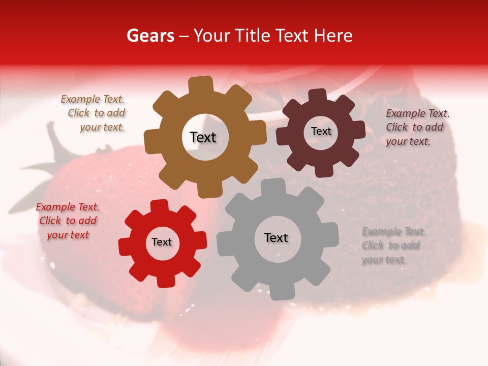 Red One Fruit PowerPoint Template