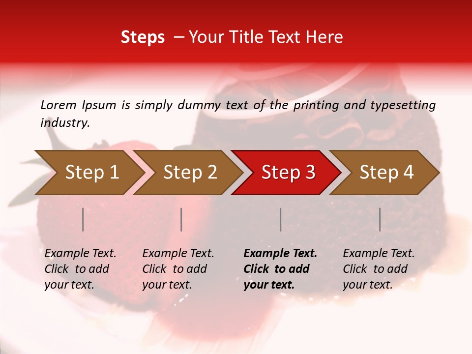 Red One Fruit PowerPoint Template