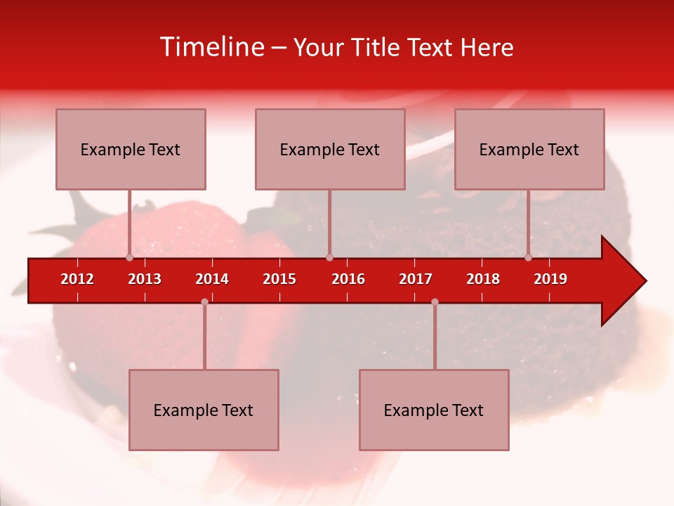 Red One Fruit PowerPoint Template