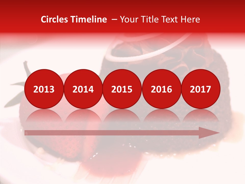 Red One Fruit PowerPoint Template