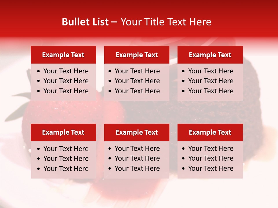 Red One Fruit PowerPoint Template