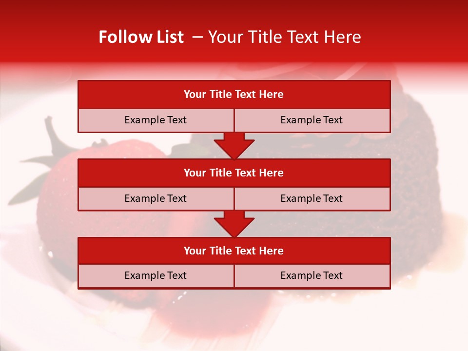 Red One Fruit PowerPoint Template
