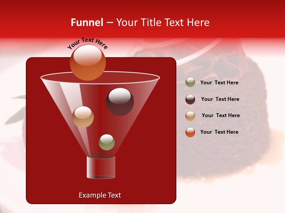 Red One Fruit PowerPoint Template