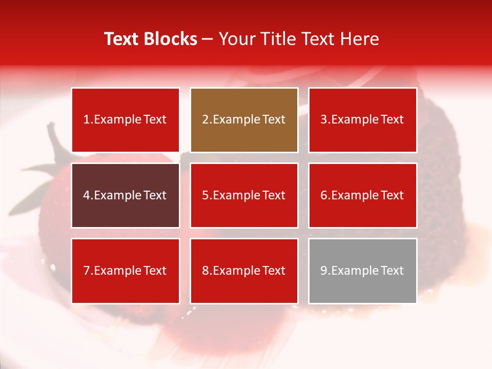 Red One Fruit PowerPoint Template