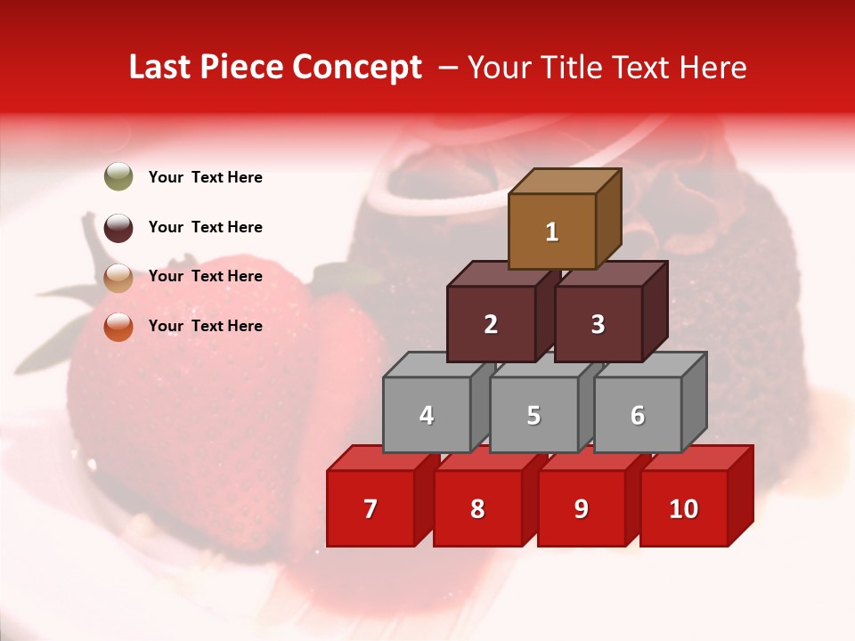 Red One Fruit PowerPoint Template