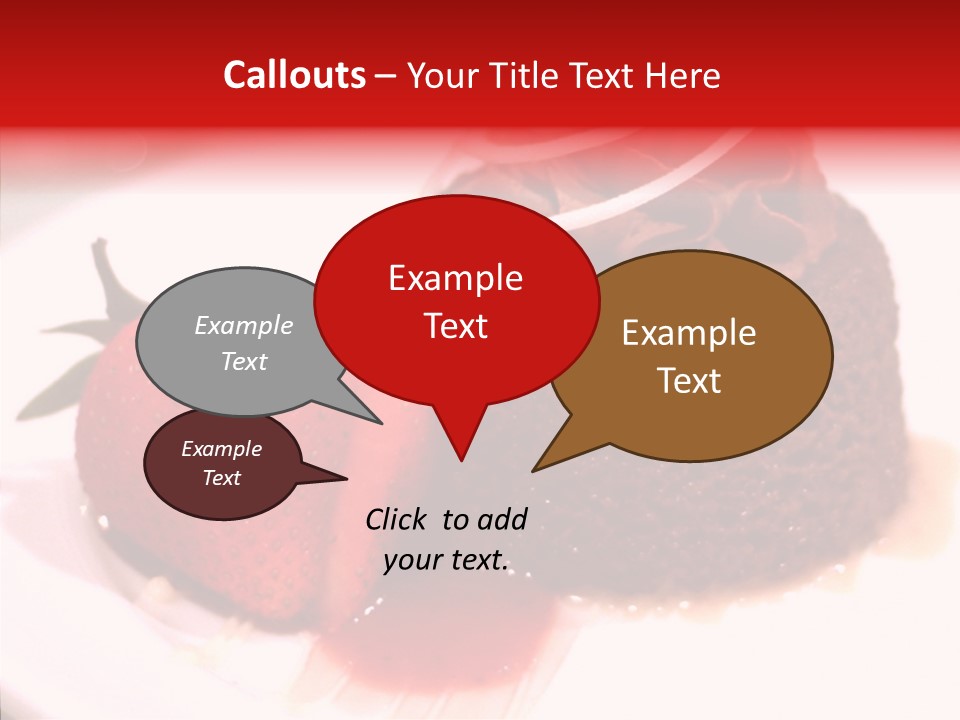 Red One Fruit PowerPoint Template