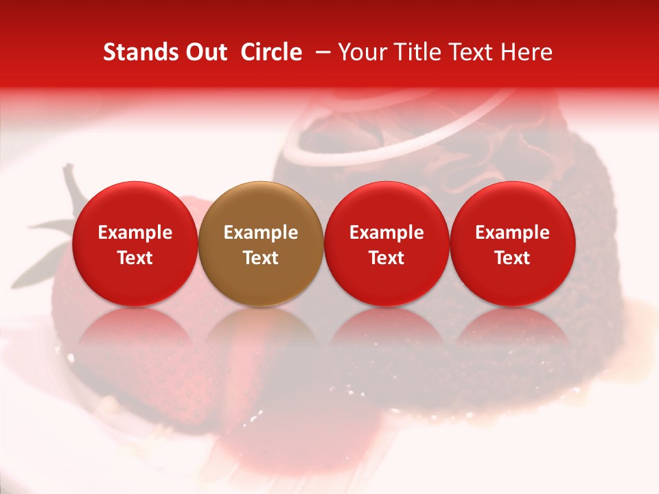 Red One Fruit PowerPoint Template