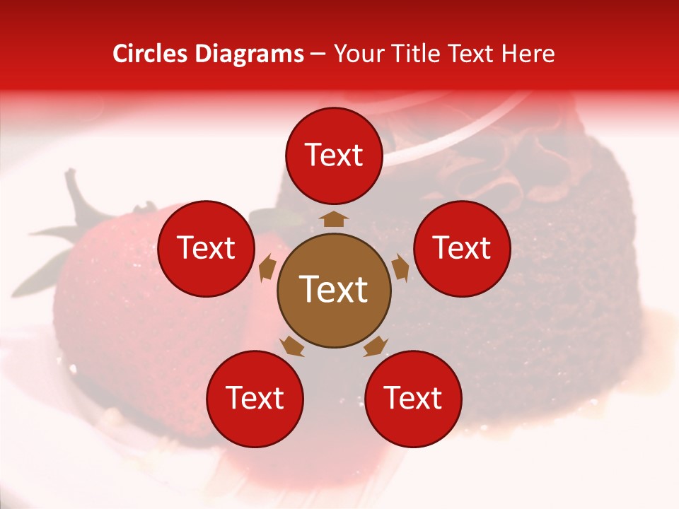 Red One Fruit PowerPoint Template